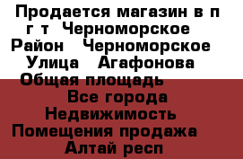 Продается магазин в п.г.т. Черноморское  › Район ­ Черноморское › Улица ­ Агафонова › Общая площадь ­ 100 - Все города Недвижимость » Помещения продажа   . Алтай респ.